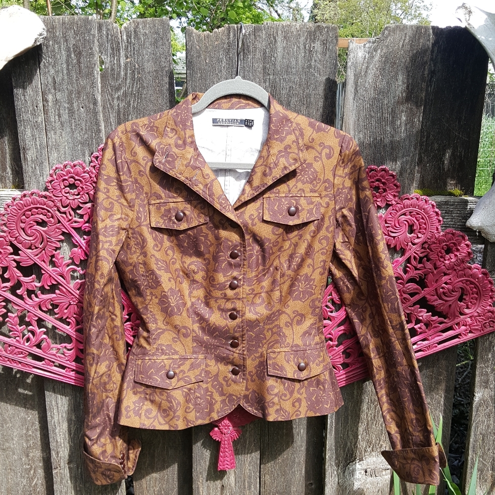 Peruvian connection blazer jacket